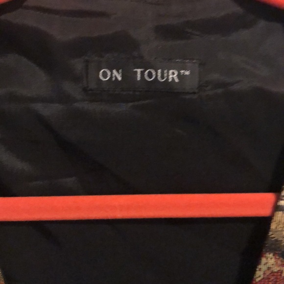 Vintage On Tour Tapestry Transportation Sz M Vest - Picture 4 of 7